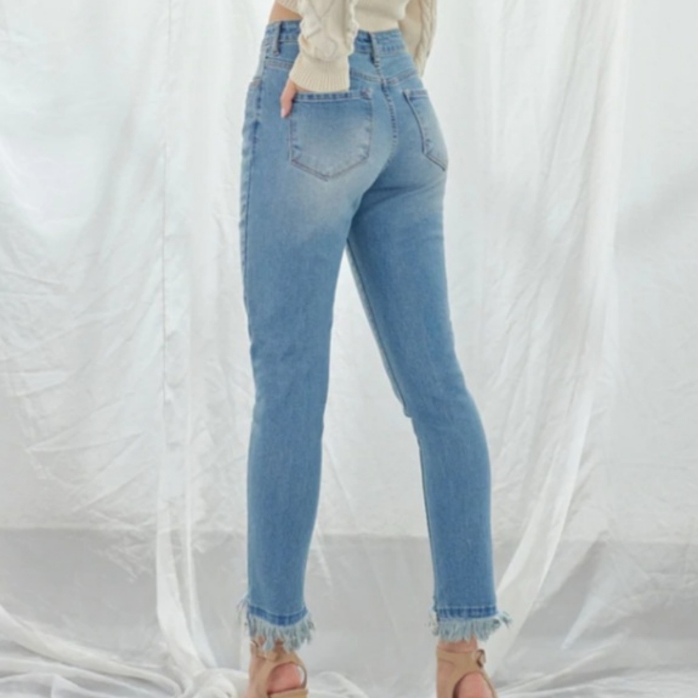 KanCan Straight Relaxed Fit Light Wash Jeans